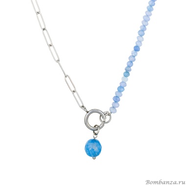 Колье Fiore Luna, AGAT BLUE